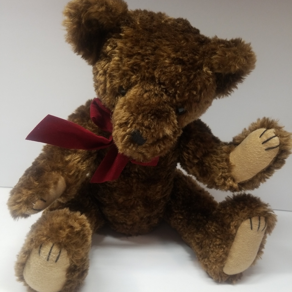 Mary Meyer Plush Teddy Bear 1994 Brown Soft Stuffe